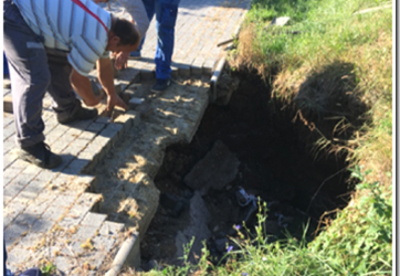 Helyreállították a  katolikus temetőhöz vezető utat